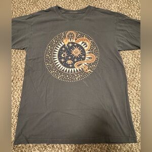 Oversized boho snake tee shirt